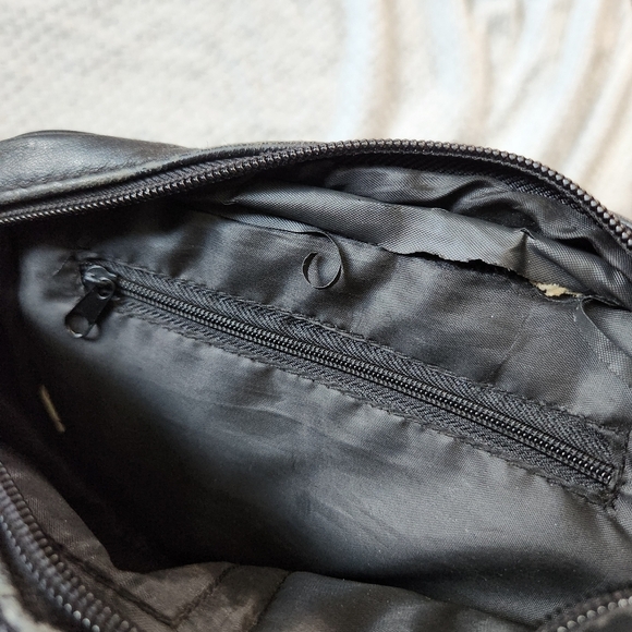 Vintage Y2K Harley Davidson Leather Biker Clip Hip Purse - Picture 4 of 10